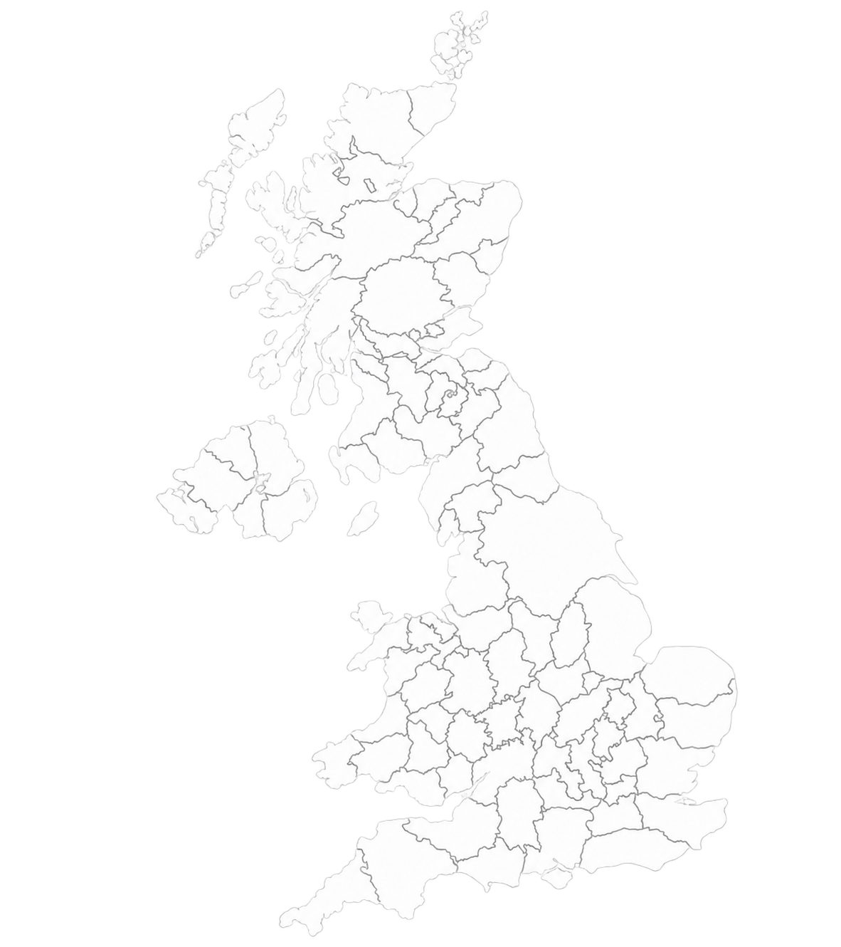 UK coverage map
